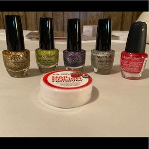 NEW Nail Set • Glitters • 6 Pieces